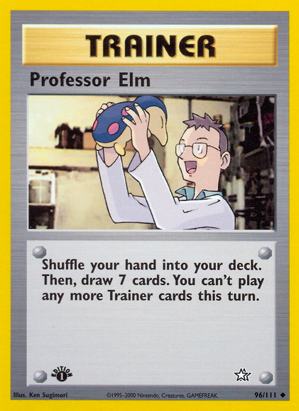 Professor Elm (96/111) [Neo Genesis 1st Edition] | Amazing Games TCG