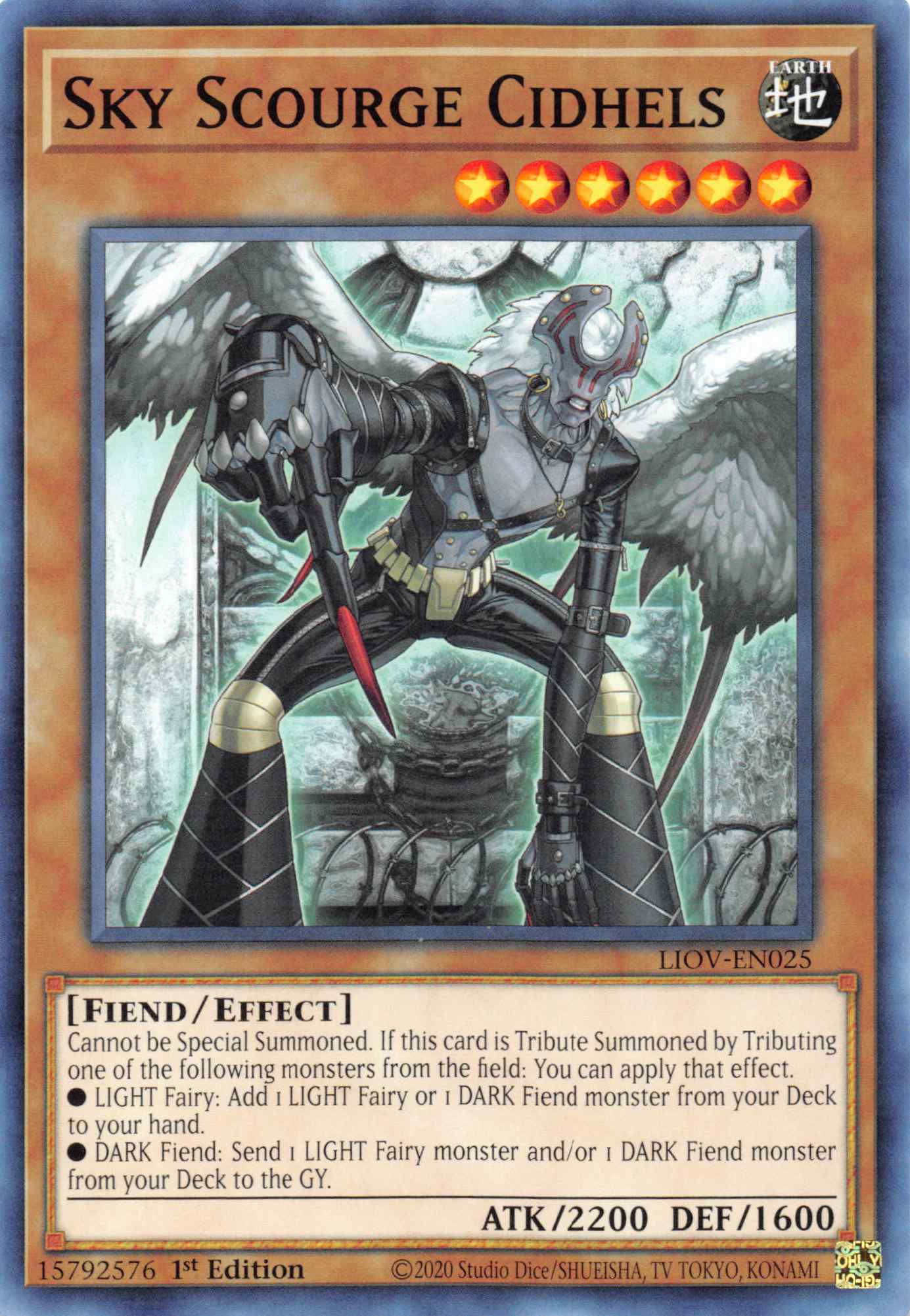 Sky Scourge Cidhels [LIOV-EN025] Common | Amazing Games TCG