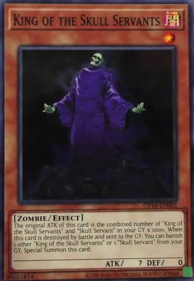 King of the Skull Servants [OP16-EN005] Super Rare | Amazing Games TCG