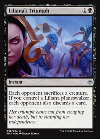 Liliana's Triumph [War of the Spark] | Amazing Games TCG