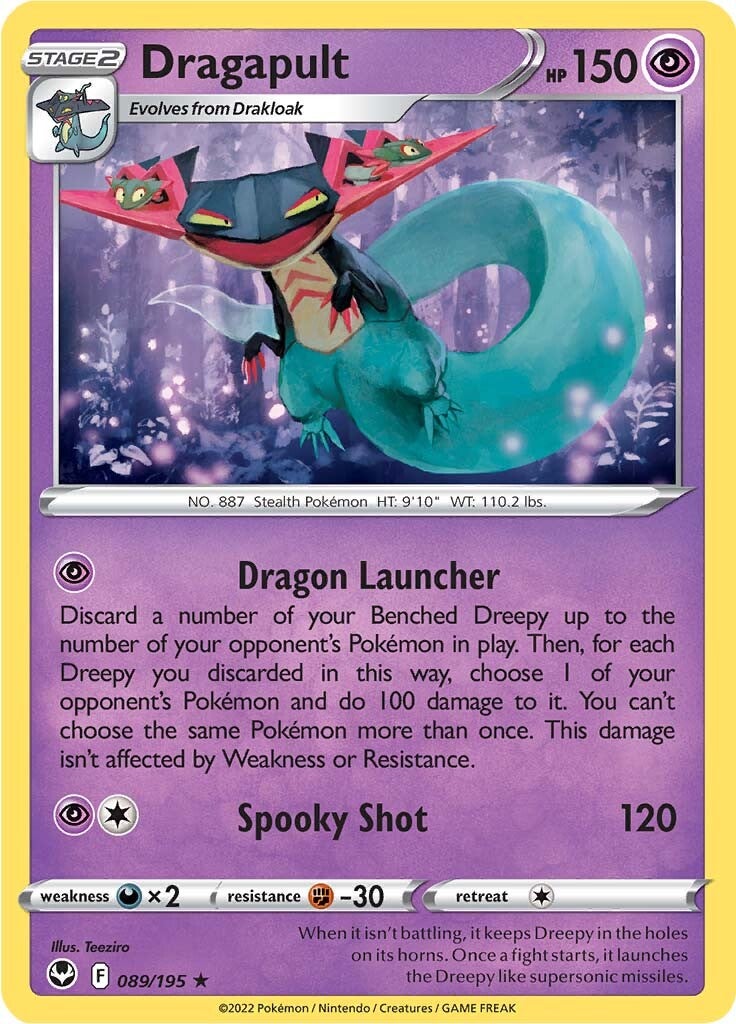 Dragapult (089/195) [Sword & Shield: Silver Tempest] | Amazing Games TCG