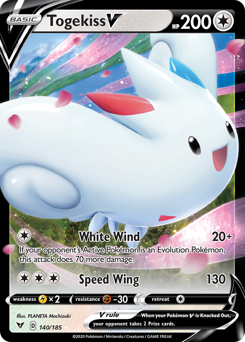 Togekiss V (140/185) [Sword & Shield: Vivid Voltage] | Amazing Games TCG