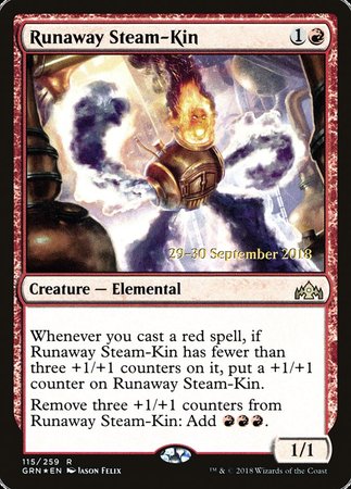 Runaway Steam-Kin [Guilds of Ravnica Promos] | Amazing Games TCG