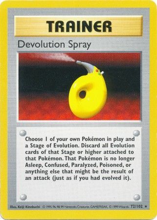 Devolution Spray (72/102) [Base Set Shadowless Unlimited] | Amazing Games TCG