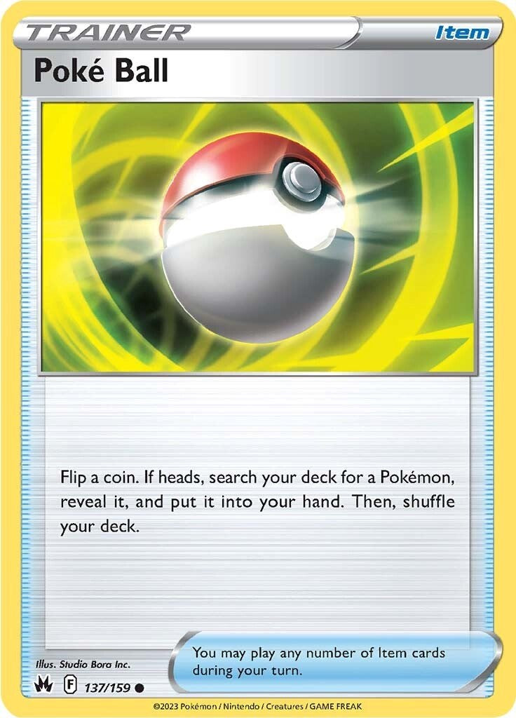 Poke Ball (137/159) [Sword & Shield: Crown Zenith] | Amazing Games TCG