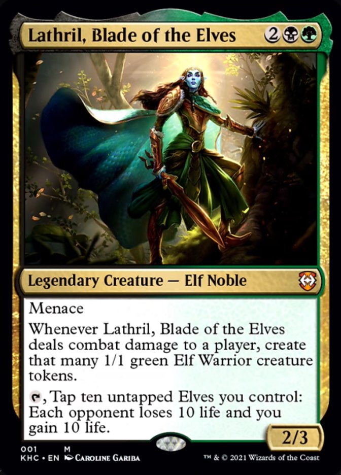 Lathril, Blade of the Elves [Kaldheim Commander] | Amazing Games TCG