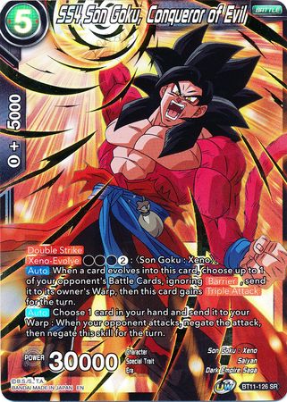 SS4 Son Goku, Conqueror of Evil (BT11-126) [Vermilion Bloodline] | Amazing Games TCG