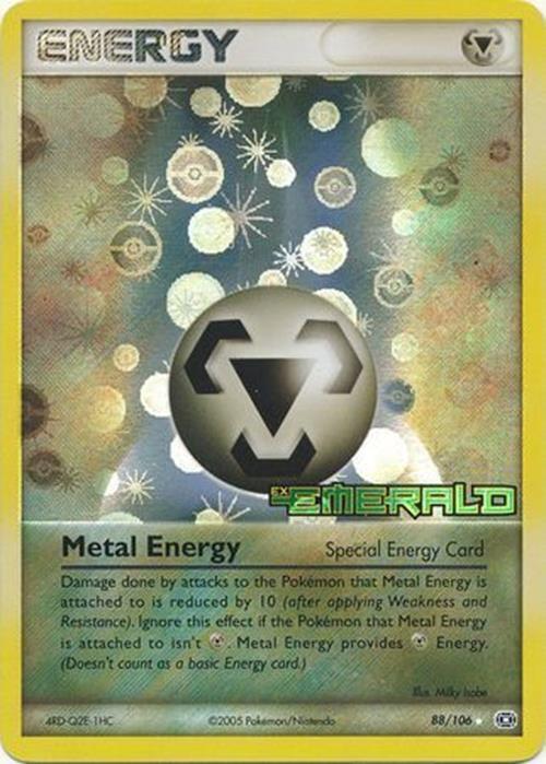 Metal Energy (88/106) (Stamped) [EX: Emerald] | Amazing Games TCG