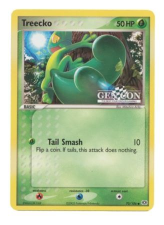 Treecko (70/106) (Gen Con The Best Four Days in Gaming Promo) [EX: Emerald] | Amazing Games TCG