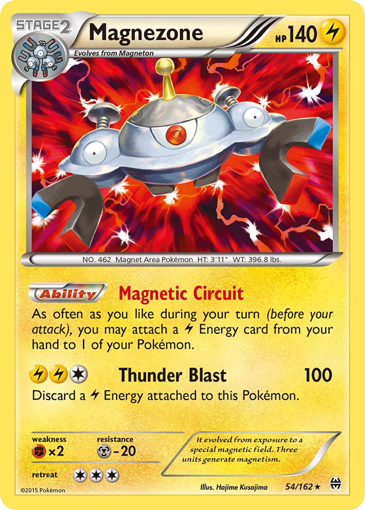 Magnezone (54/162) (Theme Deck Exclusive) [XY: BREAKthrough] | Amazing Games TCG