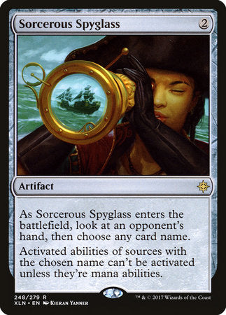 Sorcerous Spyglass [Ixalan] | Amazing Games TCG