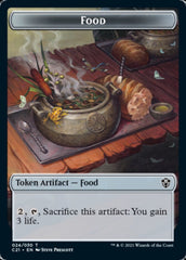 Food // Saproling Double-Sided Token [Commander 2021 Tokens] | Amazing Games TCG