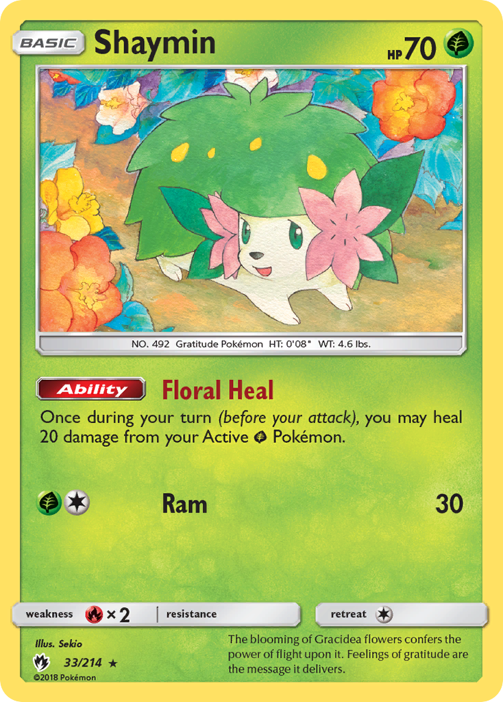 Shaymin (33/214) [Sun & Moon: Lost Thunder] | Amazing Games TCG