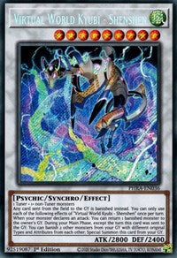 Virtual World Kyubi - Shenshen [PHRA-EN036] Secret Rare | Amazing Games TCG