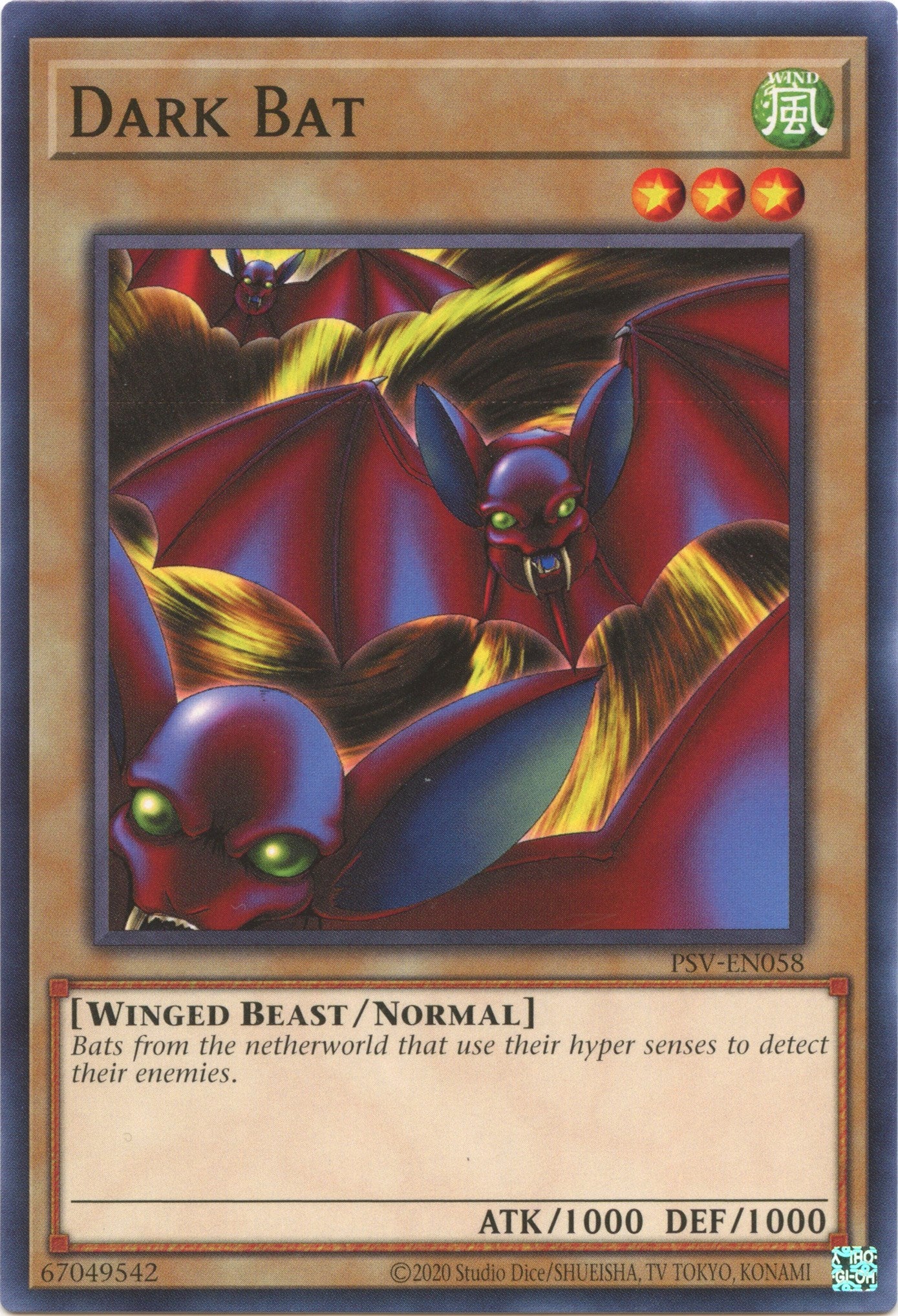 Dark Bat (25th Anniversary) [PSV-EN058] Common | Amazing Games TCG