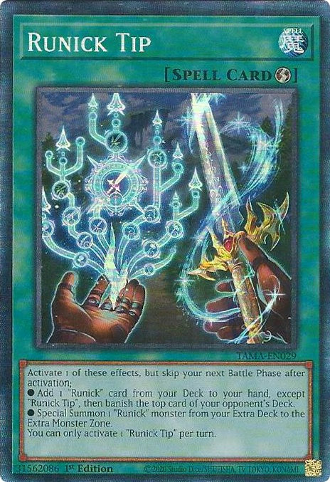 Runick Tip [TAMA-EN029] Collector's Rare | Amazing Games TCG