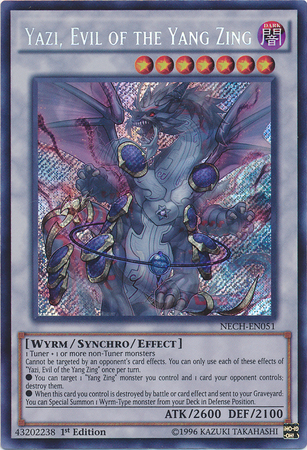 Yazi, Evil of the Yang Zing [NECH-EN051] Secret Rare | Amazing Games TCG