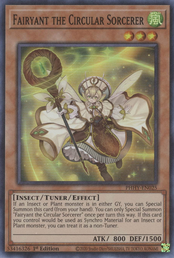 Fairyant the Circular Sorcerer [PHHY-EN025] Super Rare | Amazing Games TCG