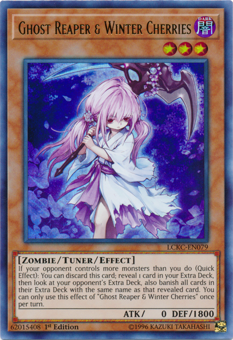 Ghost Reaper & Winter Cherries [LCKC-EN079] Ultra Rare | Amazing Games TCG