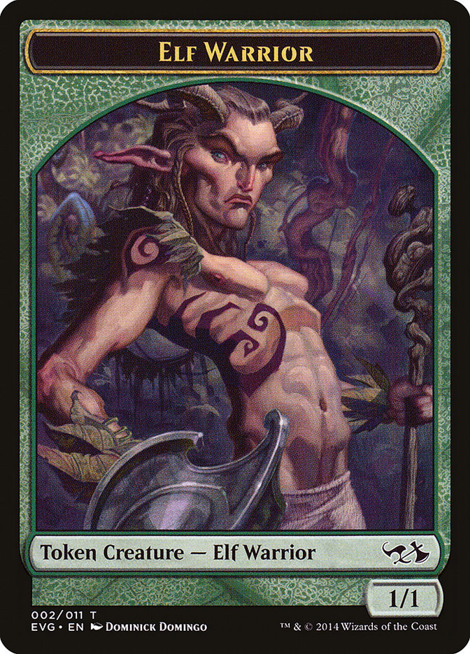 Elf Warrior Token (Elves vs. Goblins) [Duel Decks Anthology Tokens] | Amazing Games TCG