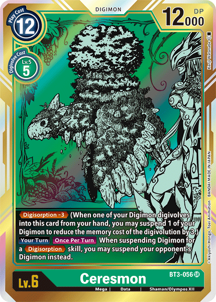 Ceresmon [BT3-056] (Alternate Art) [Release Special Booster Ver.1.5] | Amazing Games TCG