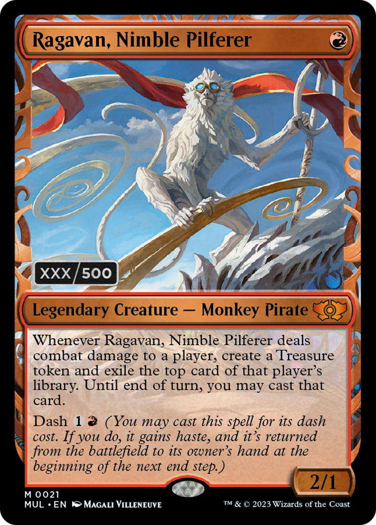 Ragavan, Nimble Pilferer (Serialized) [Multiverse Legends] | Amazing Games TCG