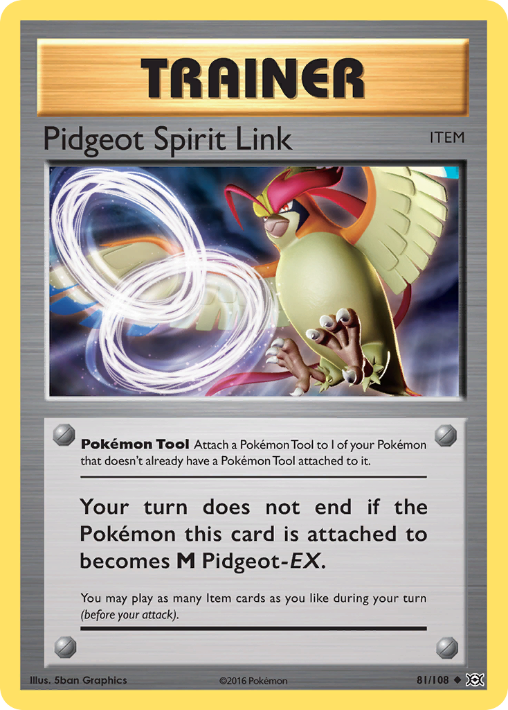 Pidgeot Spirit Link (81/108) [XY: Evolutions] | Amazing Games TCG