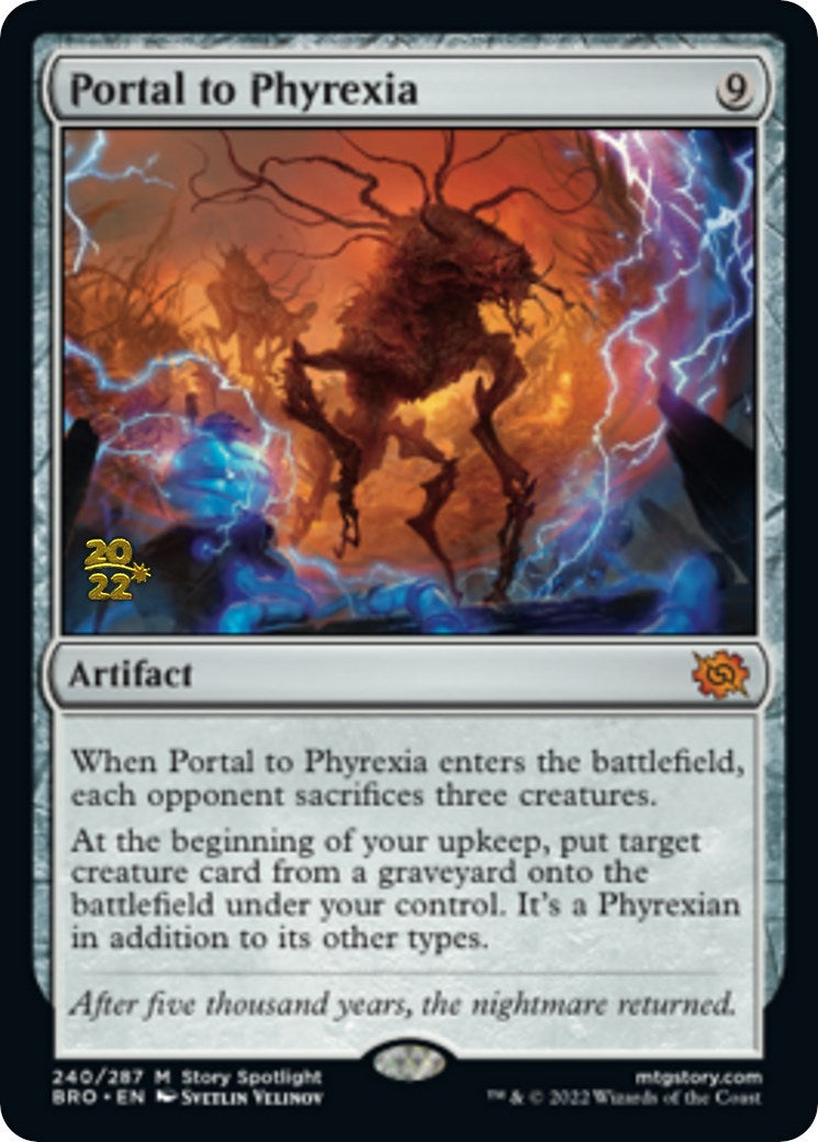 Portal to Phyrexia [The Brothers' War: Prerelease Promos] | Amazing Games TCG