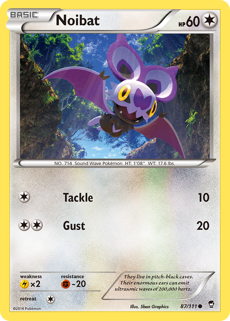 Noibat (87/111) [XY: Furious Fists] | Amazing Games TCG