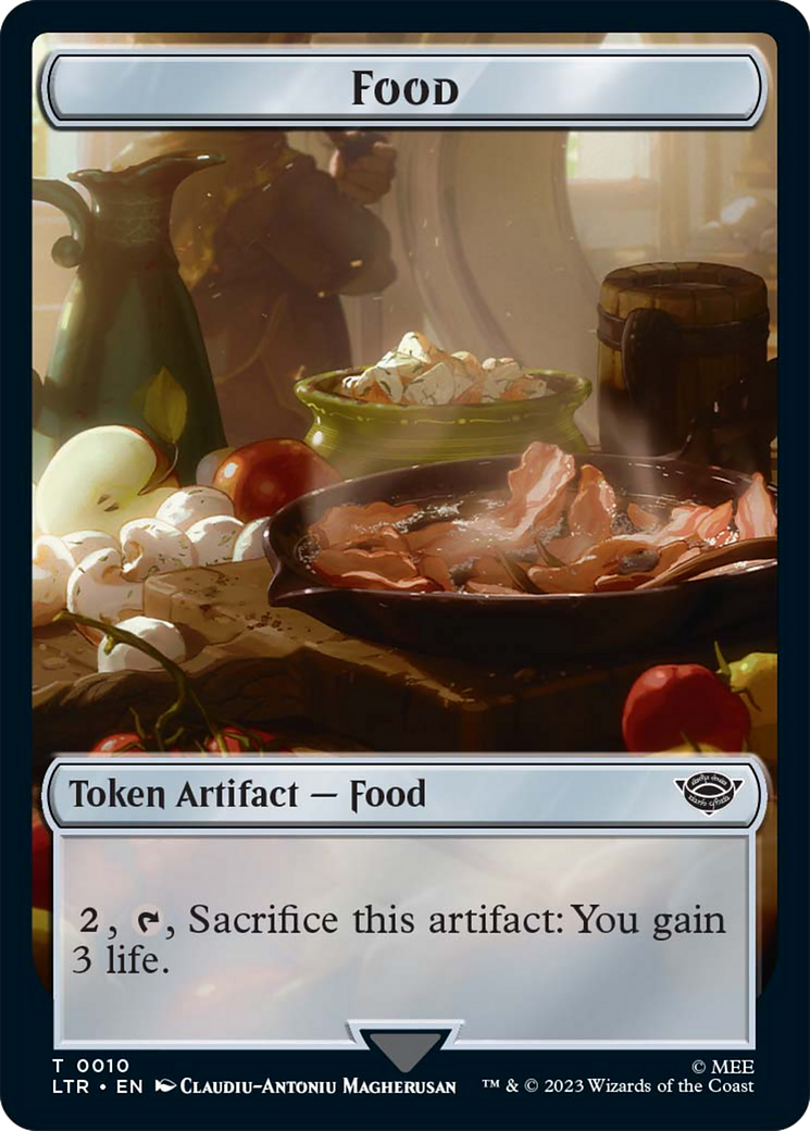 Soldier // Food Token [The Lord of the Rings: Tales of Middle-Earth Commander Tokens] | Amazing Games TCG