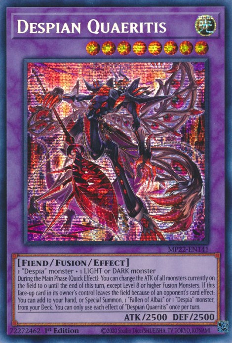 Despian Quaeritis [MP22-EN141] Prismatic Secret Rare | Amazing Games TCG