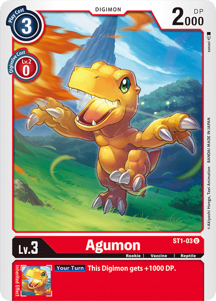 Agumon [ST1-03] [Starter Deck: Gaia Red] | Amazing Games TCG