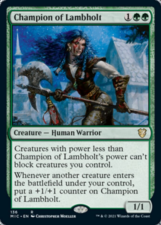 Champion of Lambholt [Innistrad: Midnight Hunt Commander] | Amazing Games TCG