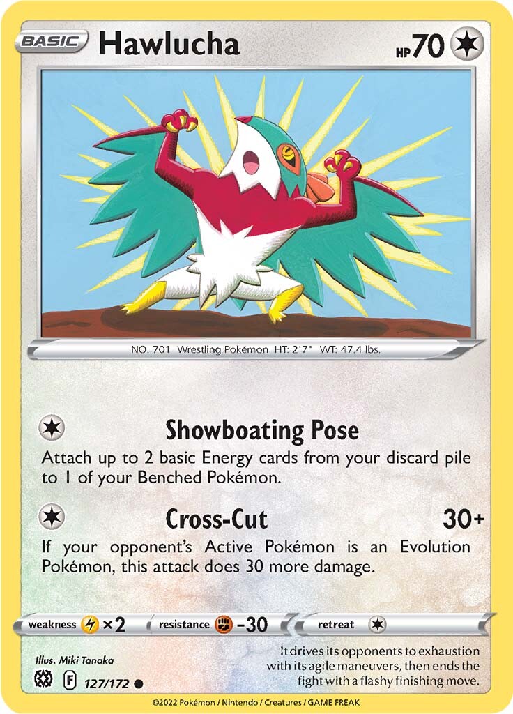 Hawlucha (127/172) [Sword & Shield: Brilliant Stars] | Amazing Games TCG