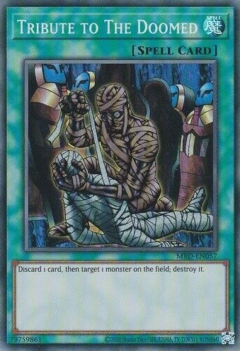 Tribute to The Doomed (25th Anniversary) [MRD-EN057] Super Rare | Amazing Games TCG