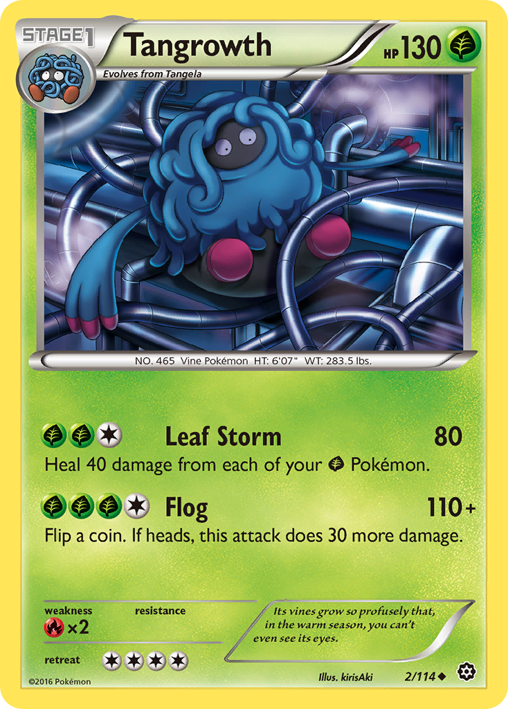 Tangrowth (2/114) [XY: Steam Siege] | Amazing Games TCG