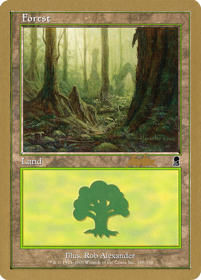 Forest (bk348) (Brian Kibler) [World Championship Decks 2002] | Amazing Games TCG