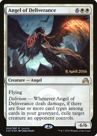 Angel of Deliverance [Shadows over Innistrad Promos] | Amazing Games TCG
