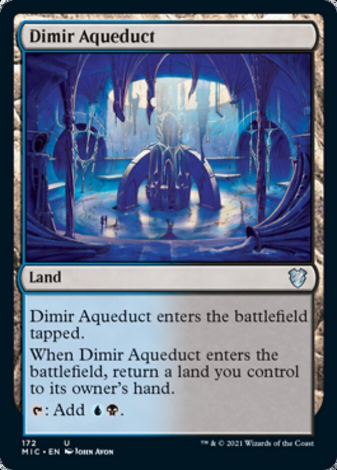 Dimir Aqueduct [Innistrad: Midnight Hunt Commander] | Amazing Games TCG