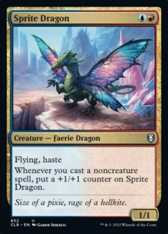 Sprite Dragon [Commander Legends: Battle for Baldur's Gate] | Amazing Games TCG