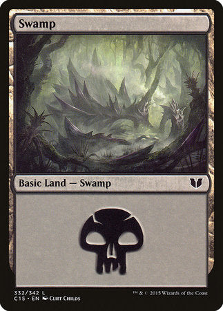 Swamp (332) [Commander 2015] | Amazing Games TCG