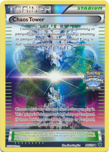 Chaos Tower (94/124) (National Championship Promo) [XY: Fates Collide] | Amazing Games TCG