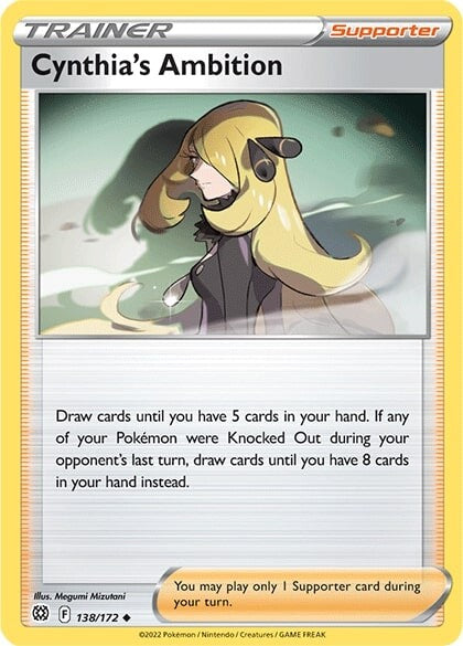 Cynthia's Ambition (138/172) [Sword & Shield: Brilliant Stars] | Amazing Games TCG