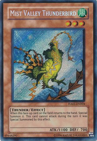 Mist Valley Thunderbird [HA01-EN004] Secret Rare | Amazing Games TCG