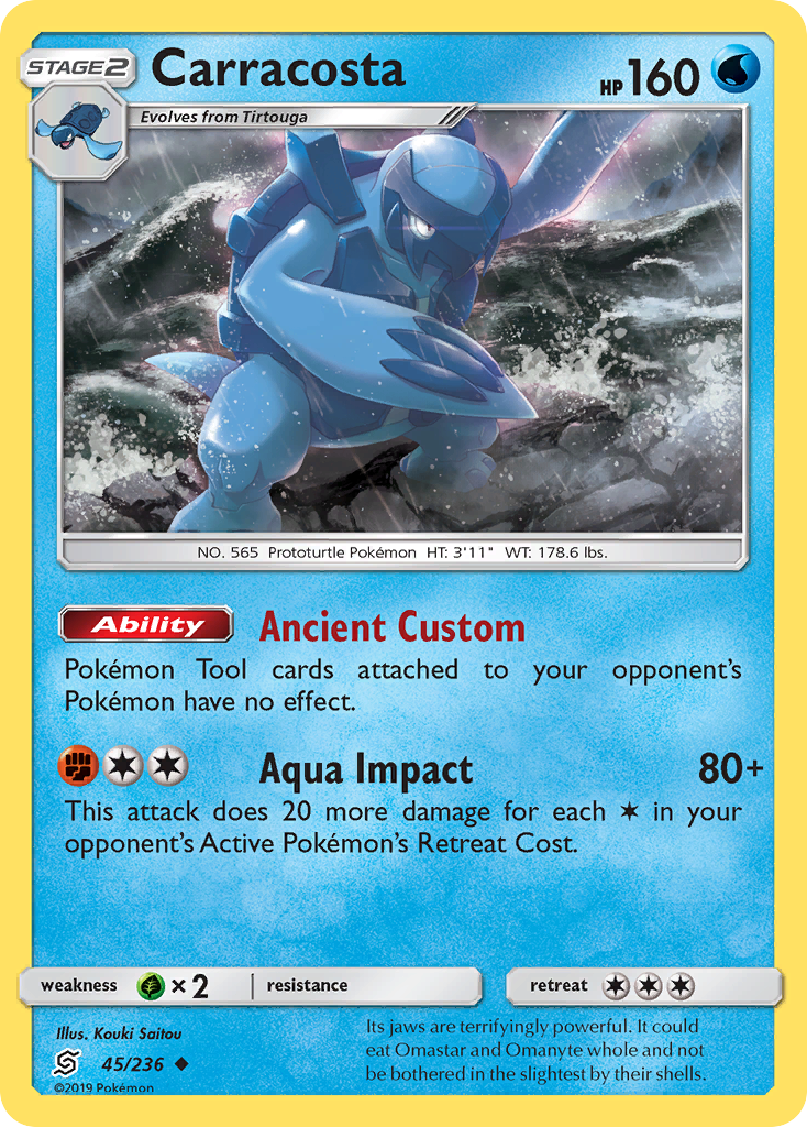 Carracosta (45/236) [Sun & Moon: Unified Minds] | Amazing Games TCG