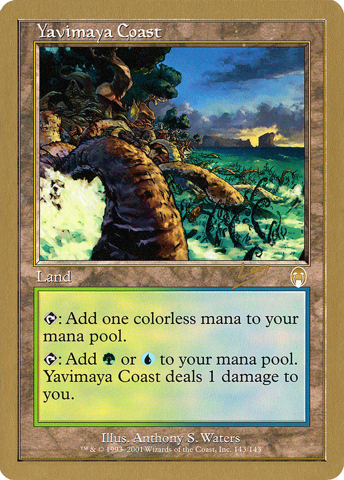 Yavimaya Coast (Raphael Levy) [World Championship Decks 2002] | Amazing Games TCG