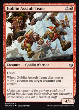 Goblin Assault Team [War of the Spark] | Amazing Games TCG