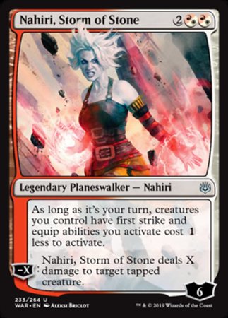 Nahiri, Storm of Stone [War of the Spark] | Amazing Games TCG