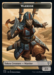 Warrior // Inkling Double-sided Token [Commander Legends: Battle for Baldur's Gate Tokens] | Amazing Games TCG