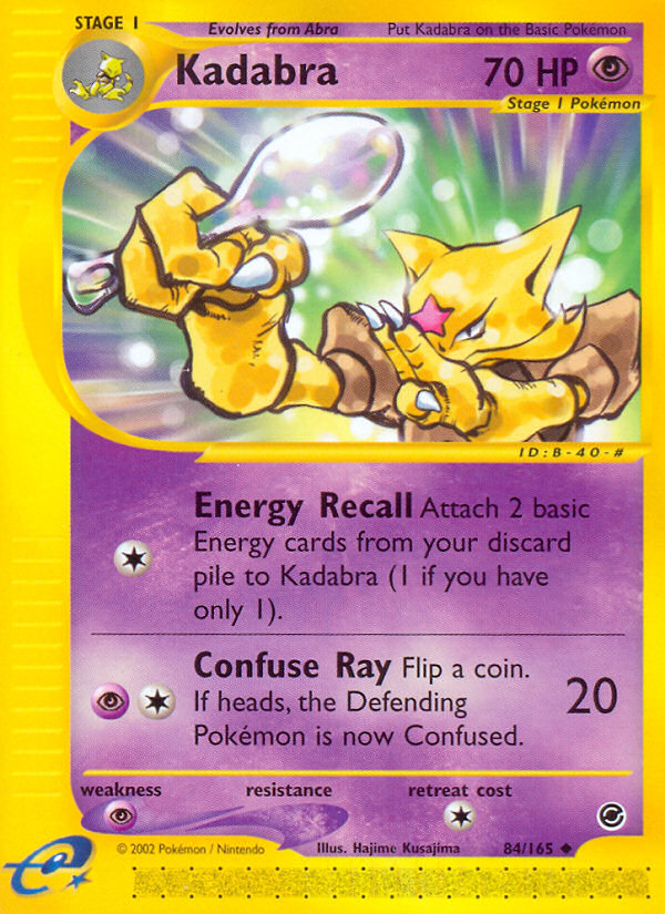 Kadabra (84/165) [Expedition: Base Set] | Amazing Games TCG